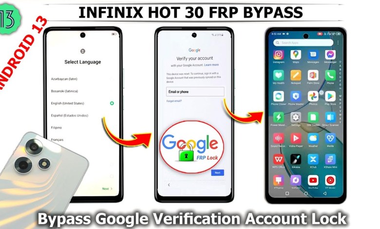 Infinix Hot 30 (Android 13) FRP Unlock / Bypass Google Infinix Hot 30 (Android 13) FRP Unlock / Bypass Google