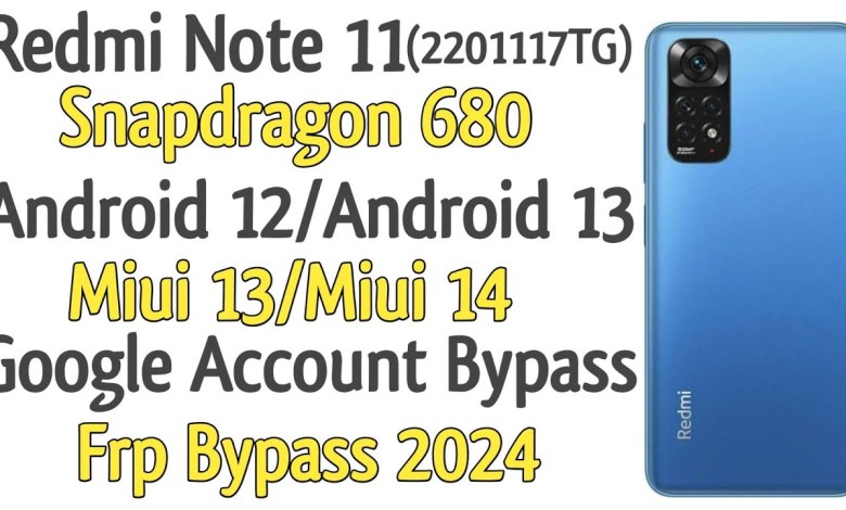 Redmi Note 11 Frp Bypass Miui 13/14 Android 12/13 Redmi Note 11 Frp Bypass Miui 13/14 Android 12/13
