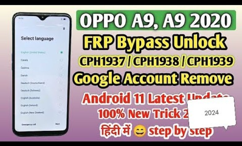 OPPO A9 2020 FRP BYPASS WITHOUT PC || OPPO A9 2020 FRP OPPO A9 2020 FRP BYPASS WITHOUT PC || OPPO A9 2020 FRP