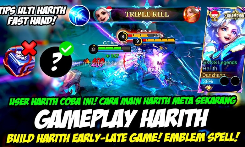 HARITH CHANGE ITEMTUTORIAL COMBO HARITH BUFF + BUILD HARITH CHANGE ITEMTUTORIAL COMBO HARITH BUFF + BUILD