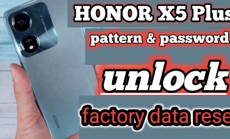 Honor X5 Plus pattern/password unlock / factory data Honor X5 Plus pattern/password unlock / factory data
