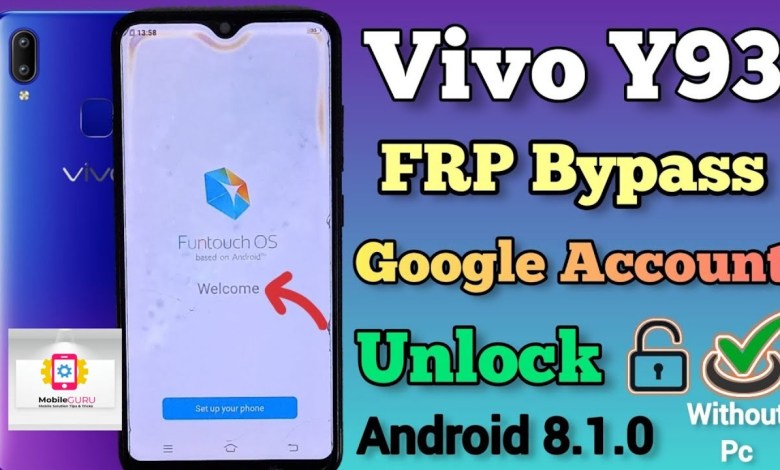 ViVO Y93 FRP Unlock/ Google Account Bypass (Without PC) ViVO Y93 FRP Unlock/ Google Account Bypass (Without PC)