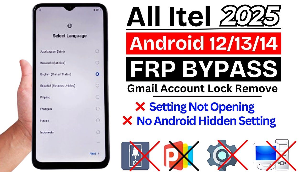 Curious about Bypassing FRP on Itel Android 12/13/14 Without a PC? Learn How Here! Curious about Bypassing FRP on Itel Android 12/13/14 Without a PC? Learn How Here!