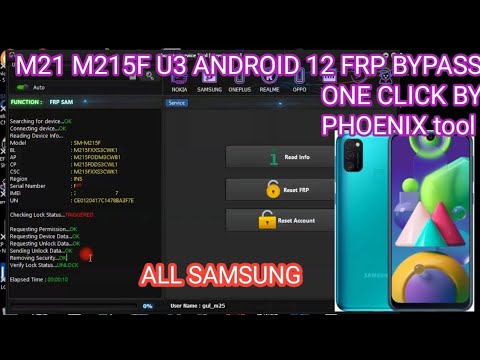 M21 M215F U3 ANDROID 12 FRP BYPASS ONE CLICK all M21 M215F U3 ANDROID 12 FRP BYPASS ONE CLICK all