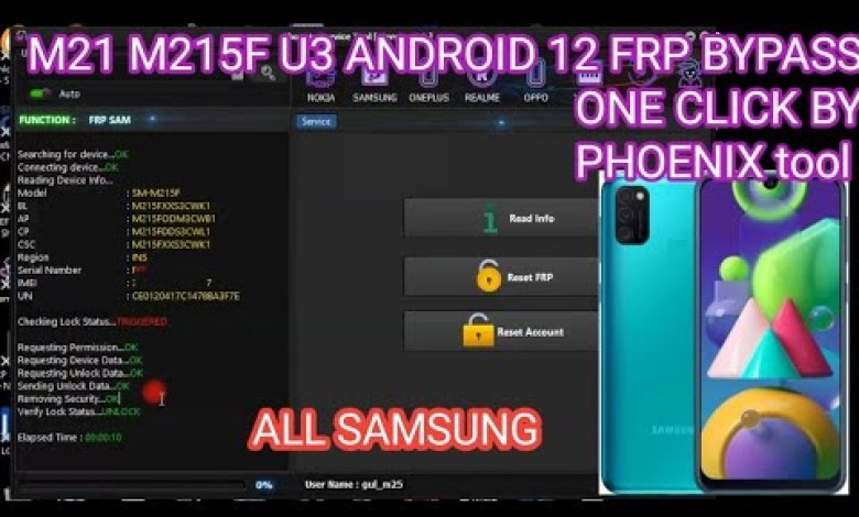 M21 M215F U3 ANDROID 12 FRP BYPASS ONE CLICK all M21 M215F U3 ANDROID 12 FRP BYPASS ONE CLICK all