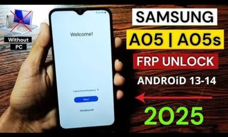 Unlocking Secrets: Discover the 2025 FRP Bypass Update for Samsung A05 and A05s! Unlocking Secrets: Discover the 2025 FRP Bypass Update for Samsung A05 and A05s!