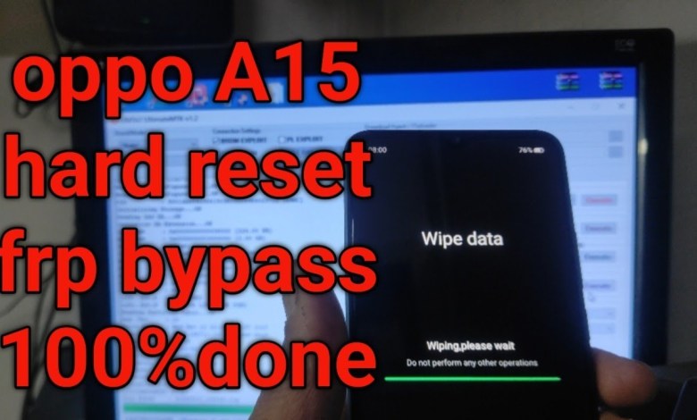oppo A15 hard reset frp bypass 100%done oppo A15 hard reset frp bypass 100%done