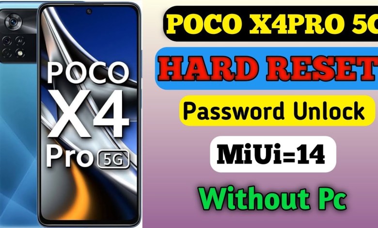 Poco X4Pro 5G Hard Reset (MIUI 14) password unlock Poco X4Pro 5G Hard Reset (MIUI 14) password unlock