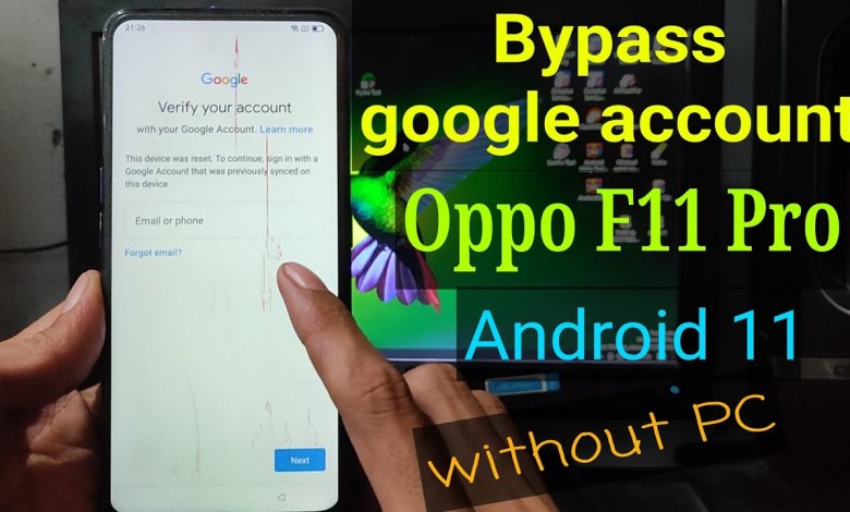 Frp Bypass Oppo F11 Pro without PC Frp Bypass Oppo F11 Pro without PC