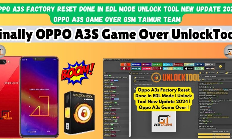 Oppo A3s Pin pattern Unlock Done in EDL Mode unlock Oppo A3s Pin pattern Unlock Done in EDL Mode unlock