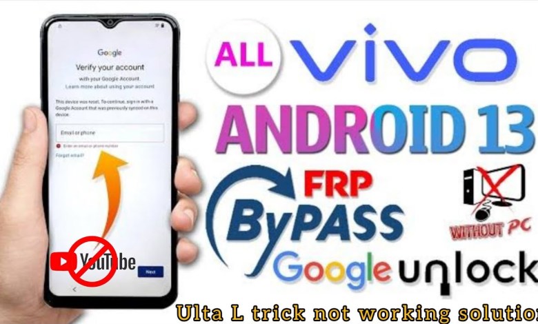 vivo y21t frp bypass android 13 ulta L not working vivo y21t frp bypass android 13 ulta L not working