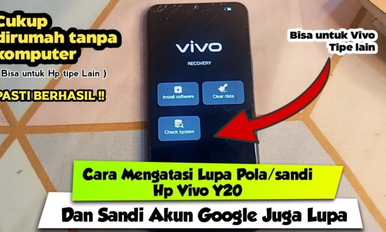 How to solve the problem of forgetting the Vivo Y20 cellphone pattern/password and account How to solve the problem of forgetting the Vivo Y20 cellphone pattern/password and account