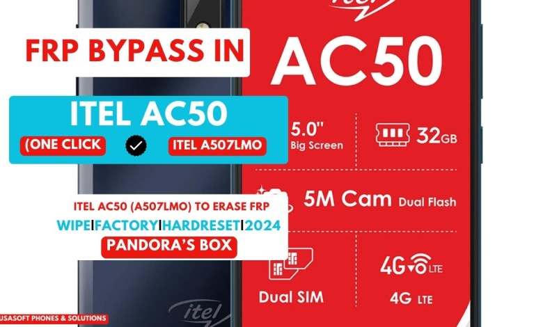 FRP BYPASS|REMOVE IN ITEL AC50|ITEL A507LMO FRP BYPASS|REMOVE IN ITEL AC50|ITEL A507LMO