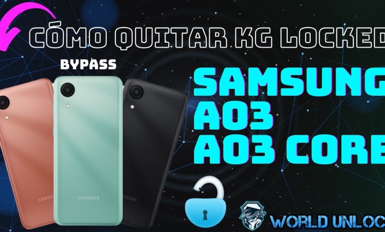 Remove KG LOCKED A03 and A03 CORE | How to remove KG Remove KG LOCKED A03 and A03 CORE | How to remove KG