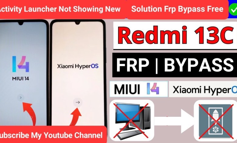 Redmi 13C Frp Bypass||MIUI 14 HyperOs Unlock|||Without Redmi 13C Frp Bypass||MIUI 14 HyperOs Unlock|||Without
