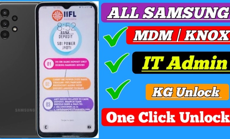 Samsung MDM Lock Removal || Samsung Knox Remove Samsung MDM Lock Removal || Samsung Knox Remove
