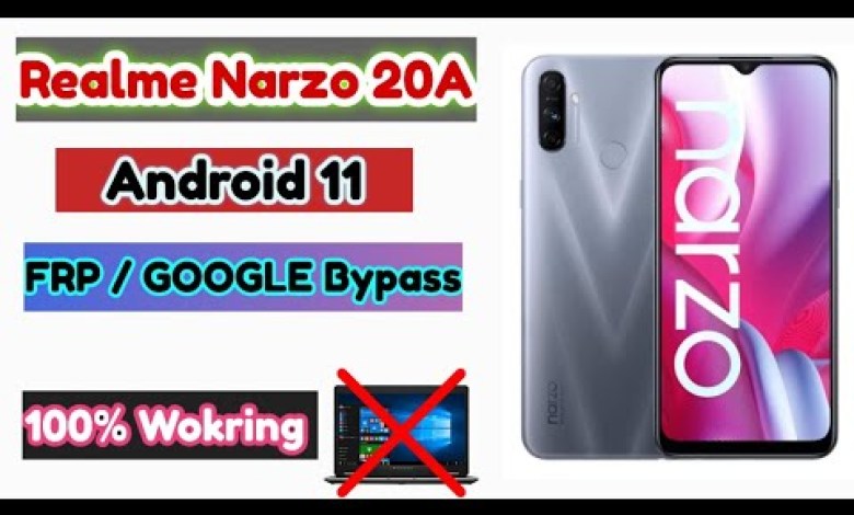 Realme Narzo 20A FRP Bypass Android 11 without PC | All Realme Narzo 20A FRP Bypass Android 11 without PC | All