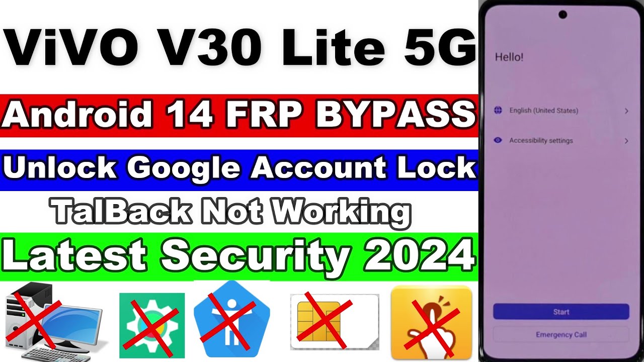 Vivo V30 Lite 5G FRP Bypass Android 14 | All Vivo Vivo V30 Lite 5G FRP Bypass Android 14 | All Vivo