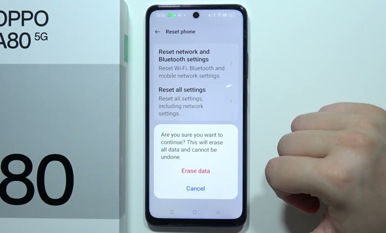 OPPO A80 5G: How to Reset – Erase All Data OPPO A80 5G: How to Reset – Erase All Data