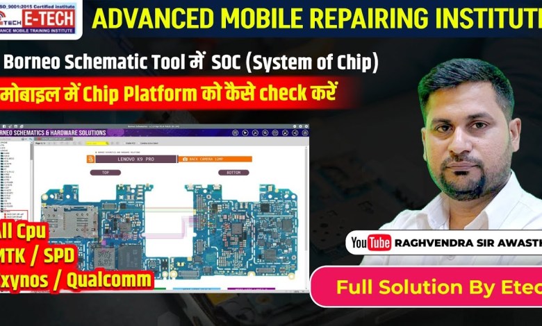 SOC in Borneo Schematic Tool | Chip in mobile SOC in Borneo Schematic Tool | Chip in mobile