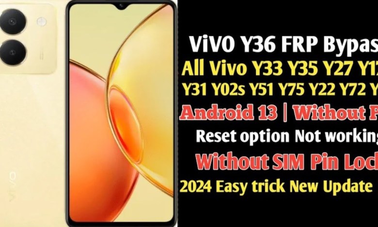 Vivo y36 frp bypass Vivo y36 frp bypass