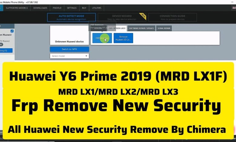 Huawei Y6 Prime 2019 ( MRD LX1F ) Frp Remove New Huawei Y6 Prime 2019 ( MRD LX1F ) Frp Remove New