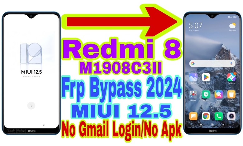 Redmi 8 MIUI 12.5 Frp Bypass | New Trick 2024 | Reset Redmi 8 MIUI 12.5 Frp Bypass | New Trick 2024 | Reset