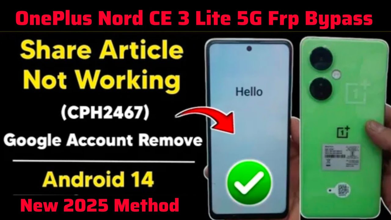 Unlocking Secrets: OnePlus Nord CE 3 Lite FRP Bypass for 2025 – Discover the Untold Tips! Unlocking Secrets: OnePlus Nord CE 3 Lite FRP Bypass for 2025 – Discover the Untold Tips!