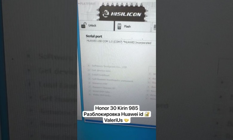 Unlock Honor 30 BMH-AN10 Removing Huawei iD / Unlock Honor 30 BMH-AN10 Removing Huawei iD /