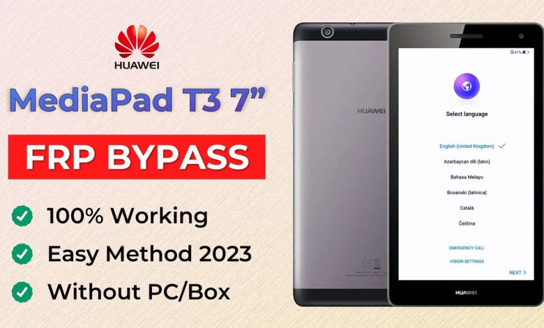 Huawei MediaPad T3 7 (BG2-U01) FRP Bypass / Hard Reset Huawei MediaPad T3 7 (BG2-U01) FRP Bypass / Hard Reset