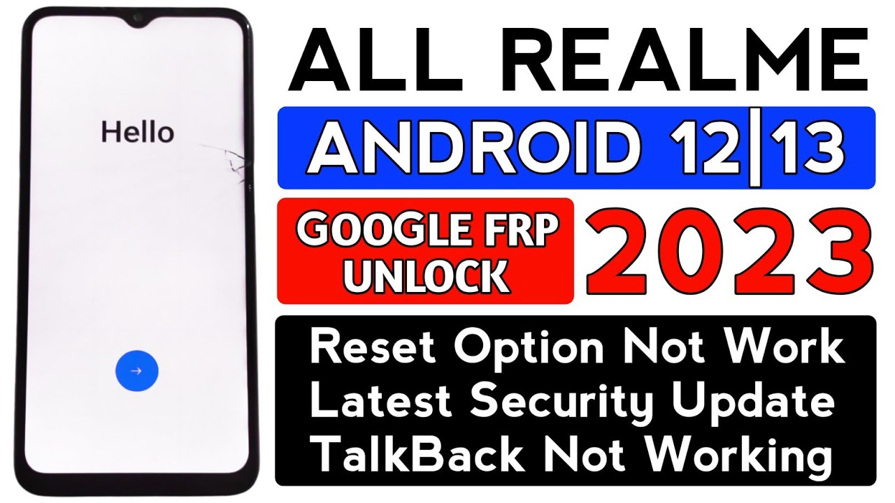 All Realme Phone Google frp bypass WITHOUT PC [2023 All Realme Phone Google frp bypass WITHOUT PC [2023
