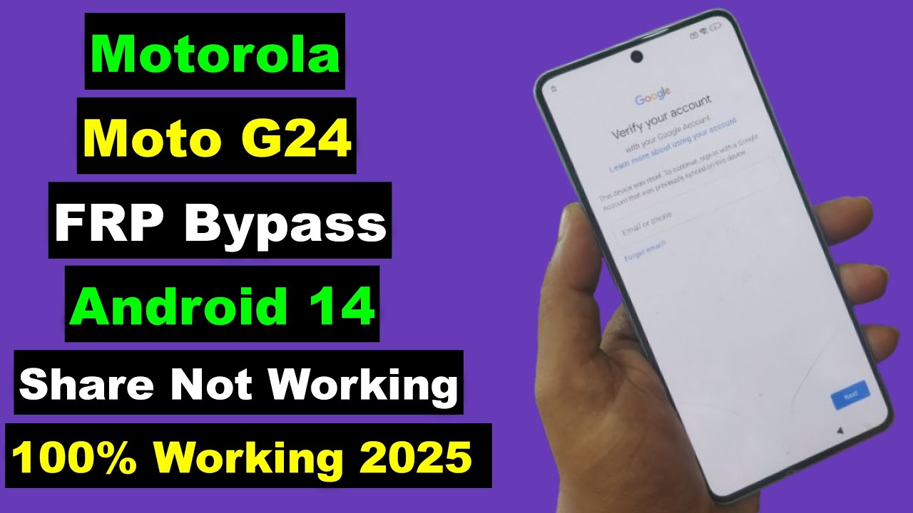 How to Bypass FRP on the Motorola Moto G24 in 2025 Running Android 14 – No PC Required How to Bypass FRP on the Motorola Moto G24 in 2025 Running Android 14 – No PC Required
