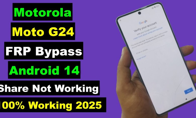 How to Bypass FRP on the Motorola Moto G24 in 2025 Running Android 14 – No PC Required How to Bypass FRP on the Motorola Moto G24 in 2025 Running Android 14 – No PC Required