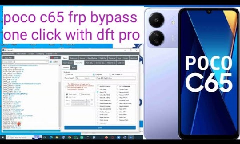 poco c65 frp bypass one click with dft pro poco c65 frp bypass one click with dft pro