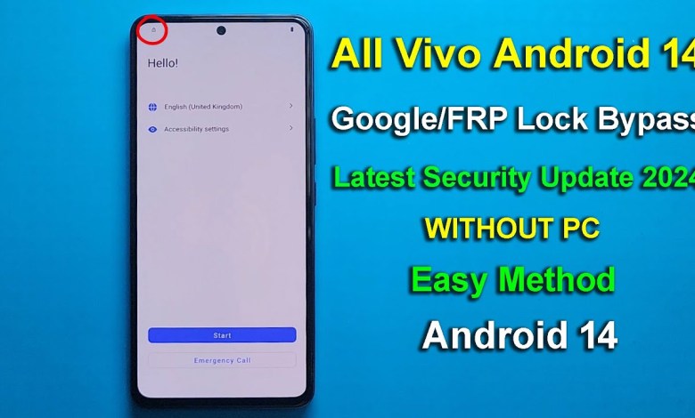 ANDROID 14 – All Vivo FRP BYPASS / Gmail Account Bypass ANDROID 14 – All Vivo FRP BYPASS / Gmail Account Bypass