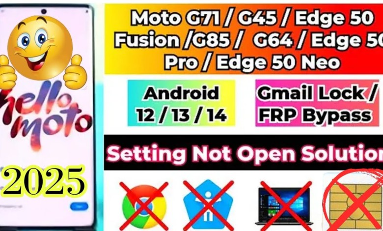 Unlock Google Account on Motorola G35/G45/G54/G55 5G with FRP bypass Unlock Google Account on Motorola G35/G45/G54/G55 5G with FRP bypass