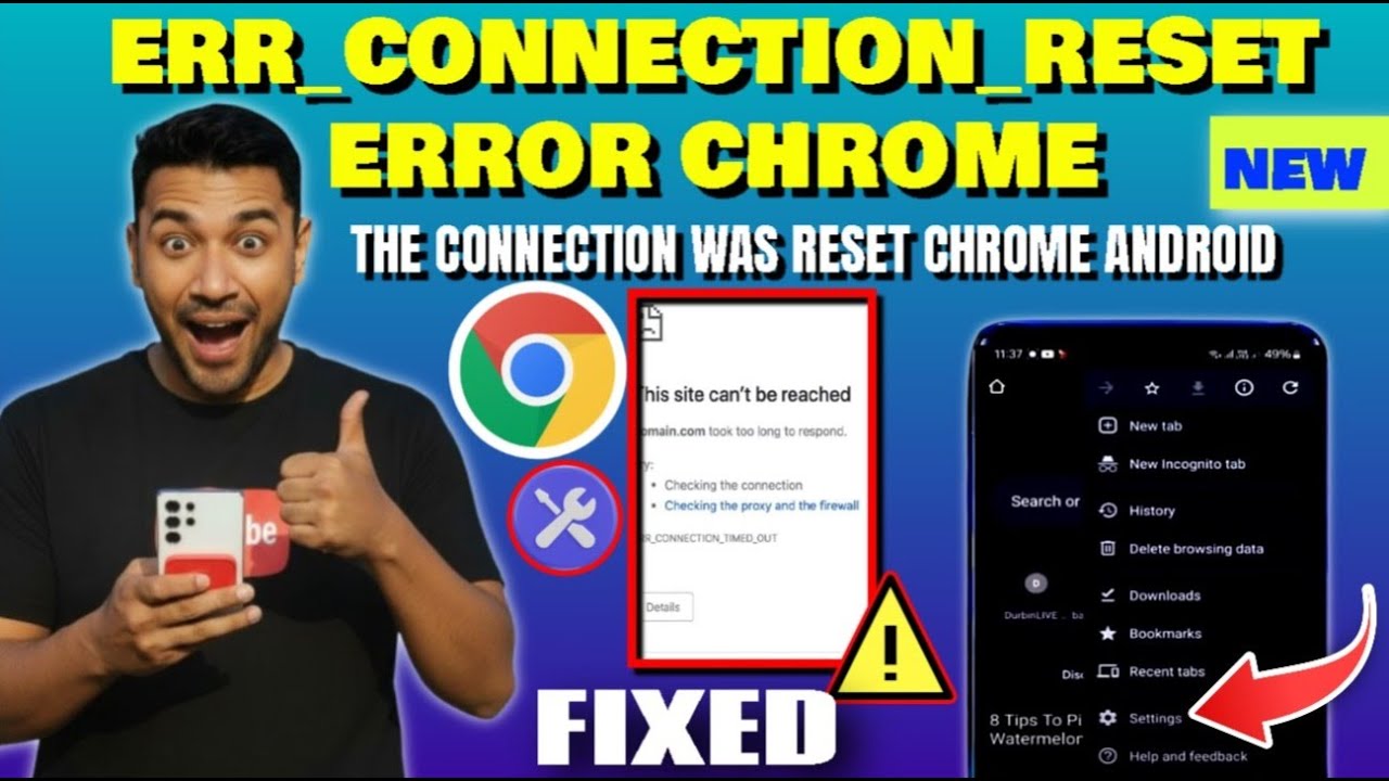ERR_CONNECTION_RESET Error Chrome || The Connection Was ERR_CONNECTION_RESET Error Chrome || The Connection Was
