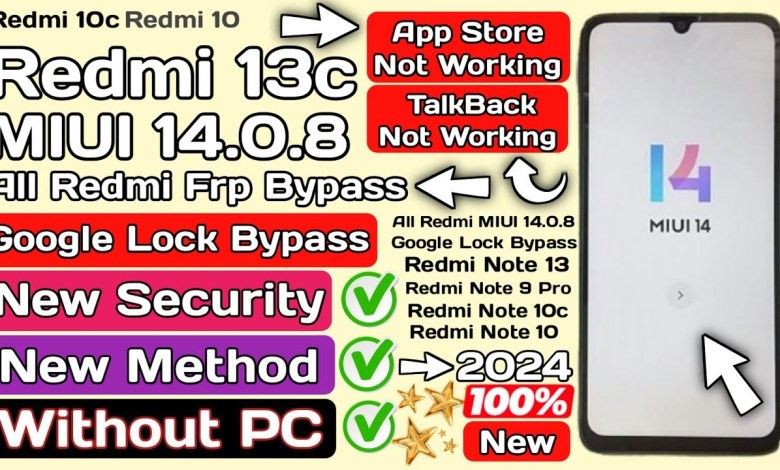Redmi 13c frp bypass miui 14 | Redmi 13c Frp bypass | Redmi 13c frp bypass miui 14 | Redmi 13c Frp bypass |