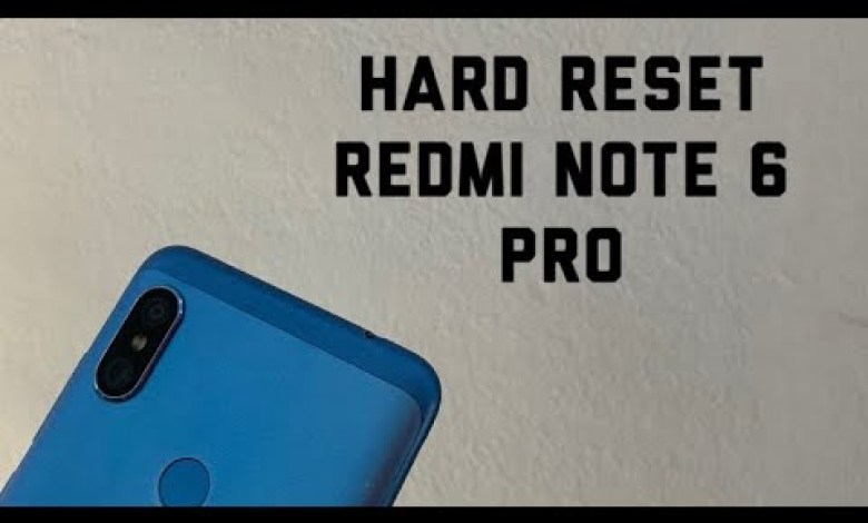Xiaomi Redmi Note 6 Pro HARD RESET // Formatting Xiaomi Redmi Note 6 Pro HARD RESET // Formatting