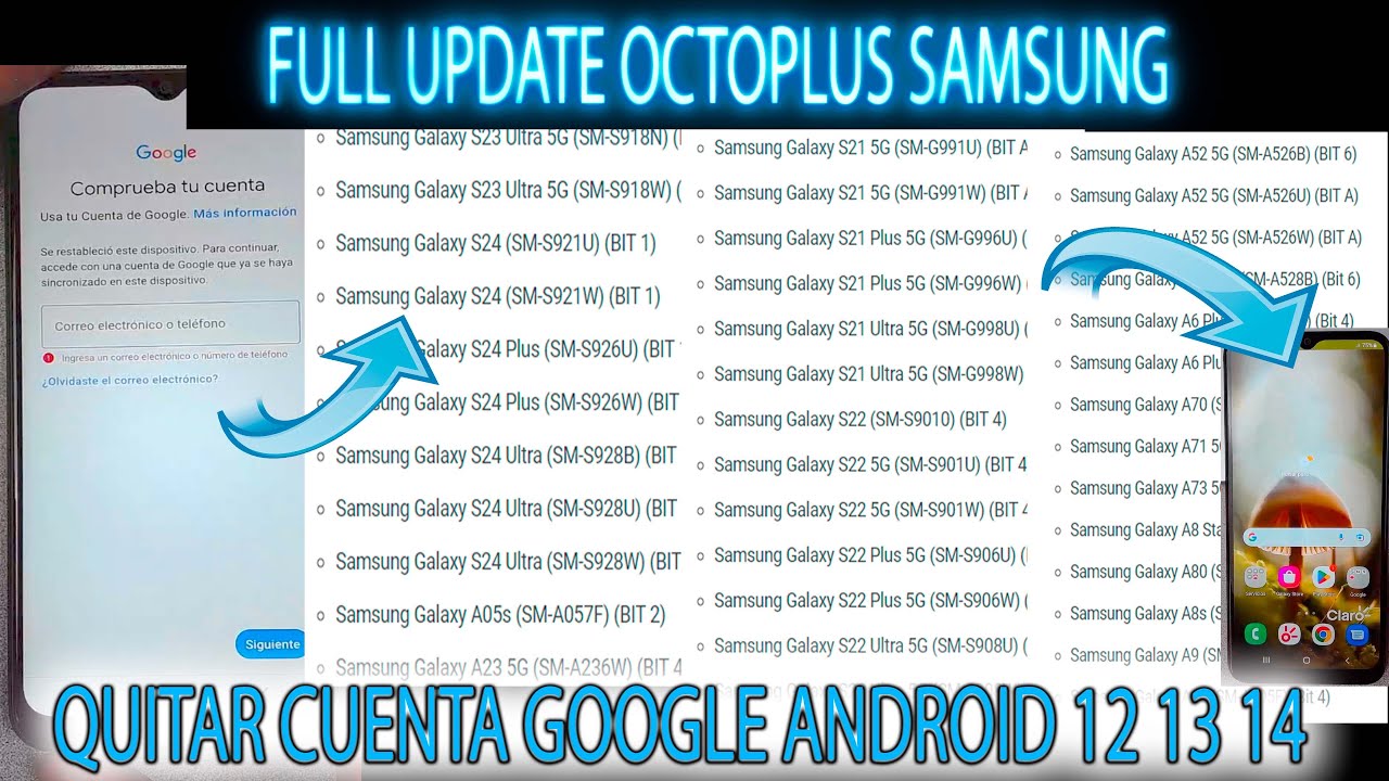 FRP REMOVE GOOGLE ACCOUNT OCTOPLUS UPDATE S24 S23 S22 FRP REMOVE GOOGLE ACCOUNT OCTOPLUS UPDATE S24 S23 S22