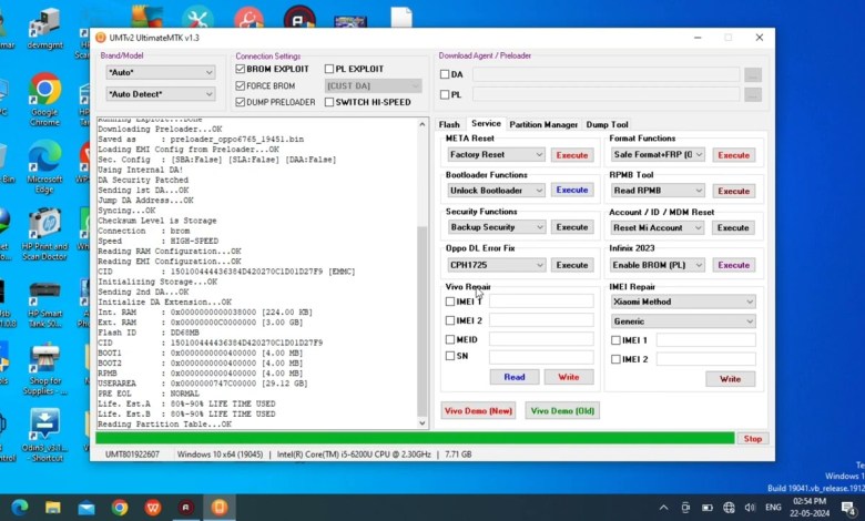 Oppo A12(Cph 2083) Pin pattern unlock one click umt/New Oppo A12(Cph 2083) Pin pattern unlock one click umt/New