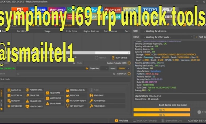 i69 frp symphony i69 frp unlock tool @ismailtel1 i69 frp symphony i69 frp unlock tool @ismailtel1