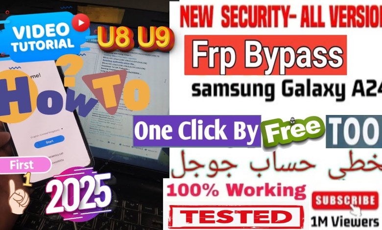 Unlock Samsung A24 SM-A245F FRP Lock on Android 14 U8 for Free – Find out How Unlock Samsung A24 SM-A245F FRP Lock on Android 14 U8 for Free – Find out How
