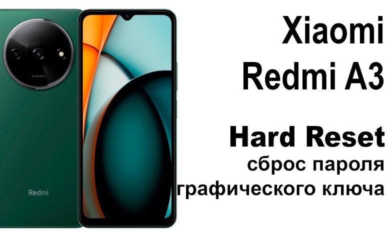 Xiaomi Redmi A3. Reset graphic key or password. Xiaomi Redmi A3. Reset graphic key or password.
