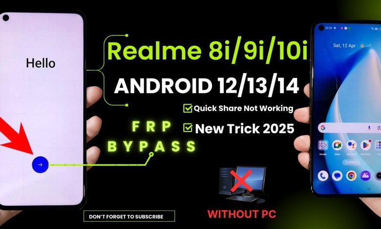Unlocking Secrets: Bypass FRP on Realme 8i, 9i, and 10i for Android 14/15—No PC Needed! Unlocking Secrets: Bypass FRP on Realme 8i, 9i, and 10i for Android 14/15—No PC Needed!