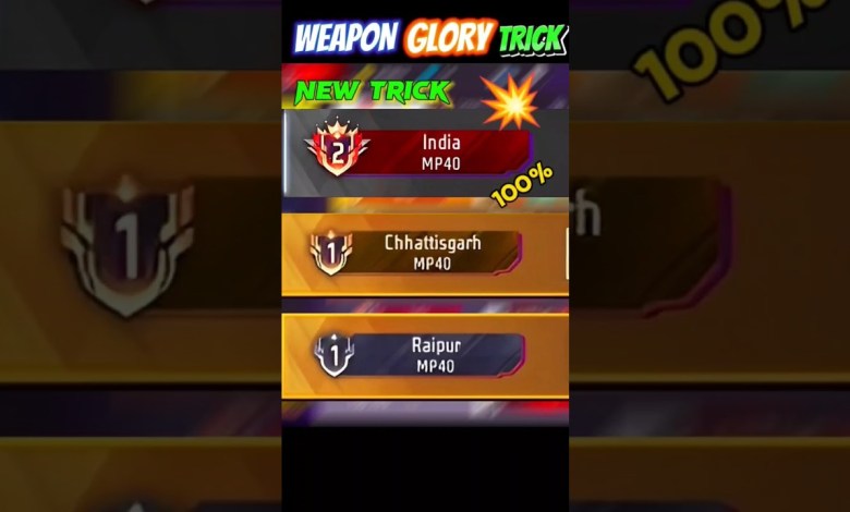 Weapon Glory New Trick Free Fire l India weapon Glory Weapon Glory New Trick Free Fire l India weapon Glory
