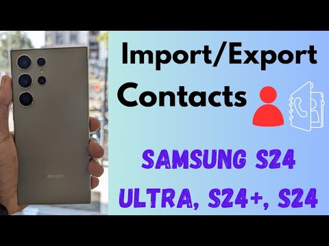 How to Import and Export Contacts in Samsung How to Import and Export Contacts in Samsung