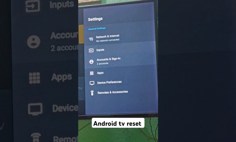 Android tv hard reset #shorts #mi #samsungtv #lgtv Android tv hard reset #shorts #mi #samsungtv #lgtv