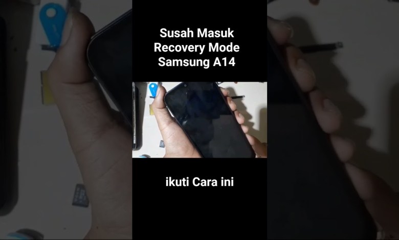 Hard Resetting Samsung Galaxy A14 Difficult to Enter Recovery Mode Hard Resetting Samsung Galaxy A14 Difficult to Enter Recovery Mode