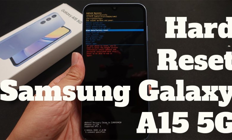 How To Hard Reset Samsung Galaxy A15 5G How To Hard Reset Samsung Galaxy A15 5G